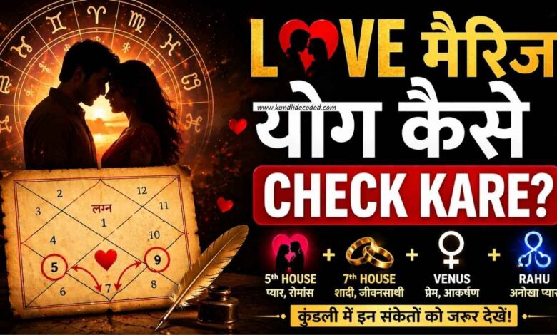 Love Marriage Yog Kaise Check Kare Kundli Me In Signs Ko Dekho ❤️ (2)