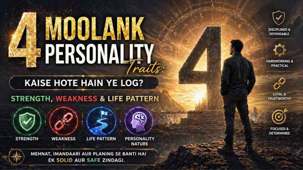 Moolank 4 Personality Traits Kaise Hote Hain Ye Log Strength, Weakness & Life Pattern