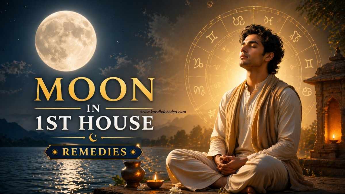 Moon in 1st House Remedies (Chandra Lagna Me Upay) – Mind aur Emotions ko Balance Kaise Kare