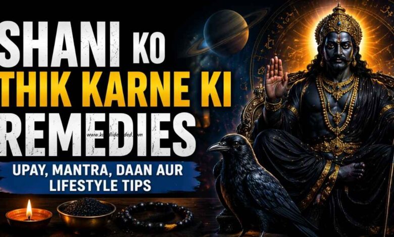 Shani Ko Thik Karne Ki Remedies Upay, Mantra, Daan Aur Lifestyle Tips