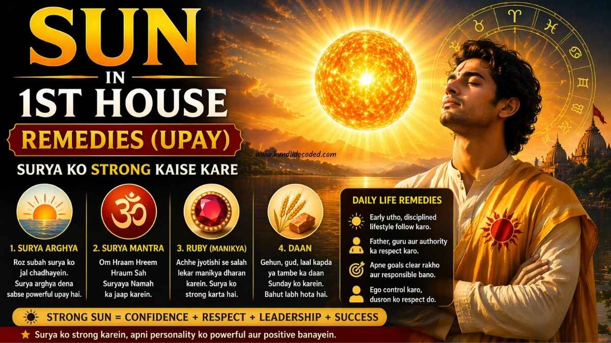 Sun in 1st House Remedies Surya Ko Strong Kaise Kare