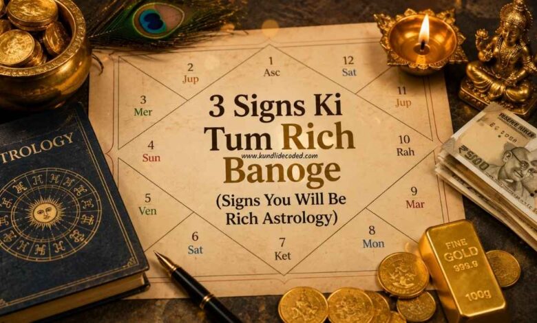 3 Signs Ki Tum Rich Banoge (Signs You Will Be Rich Astrology)