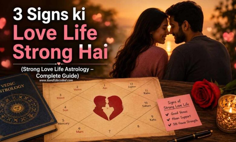 3 Signs ki Love Life Strong Hai (Strong Love Life Astrology – Complete Guide)