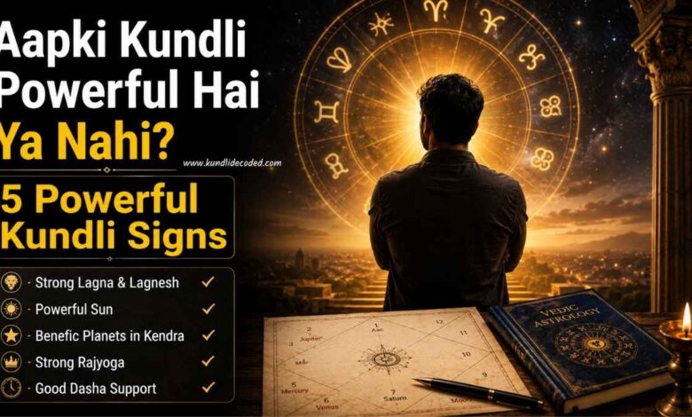Aapki Kundli Powerful Hai Ya Nahi 5 Signs Jo Sab Kuch Clear Kar Denge