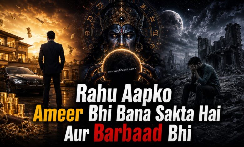 Rahu Aapko Ameer Bhi Bana Sakta Hai Aur Barbaad Bhi – Janiye Rahu Ka Asli Khel