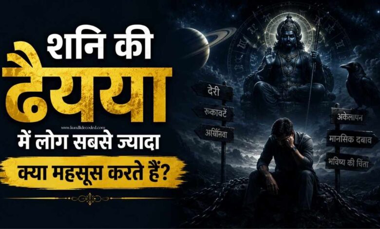 Shani Ki Dhaiya Mein Kya Hota Hai